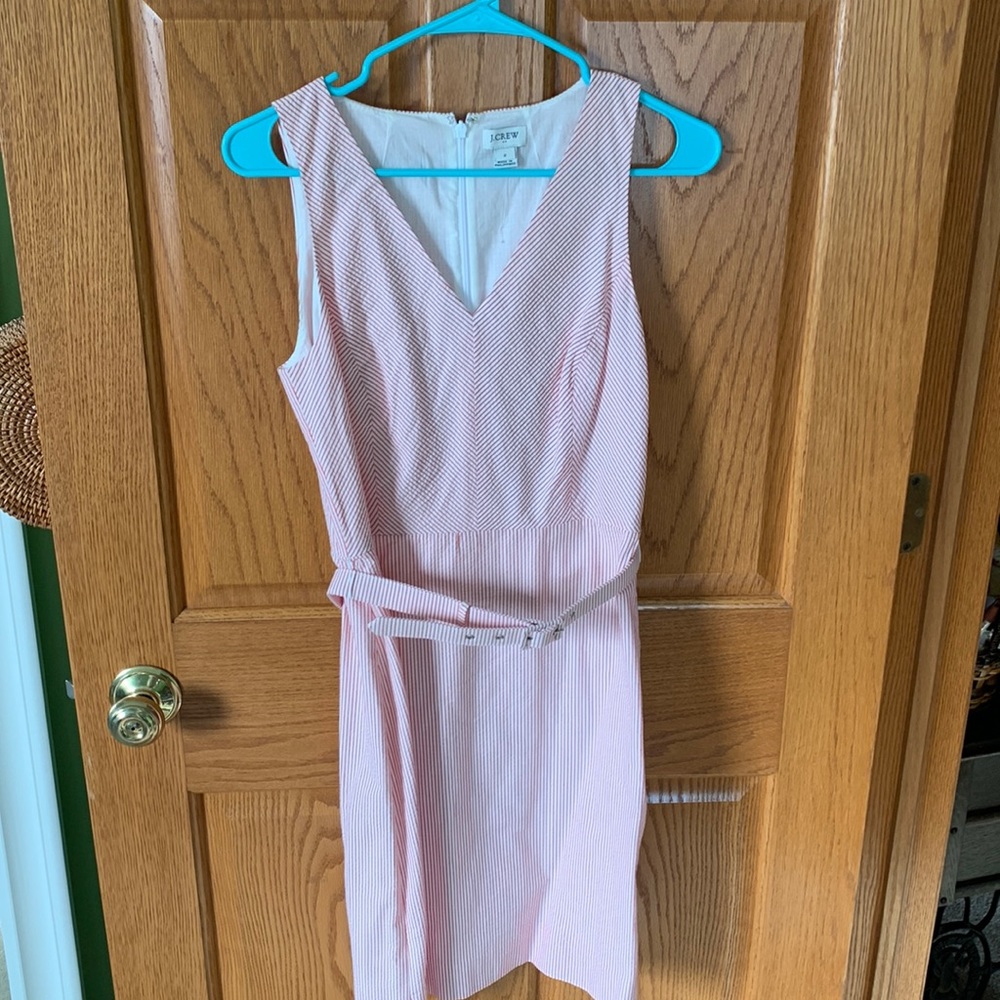 J.Crew belted dress